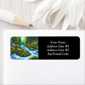 Magische Wilderness Bubbling Brook Etiket (Insitu)