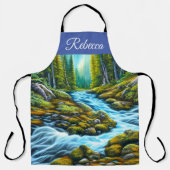 Magische Wilderness Bubbling Brook Schort (Voorkant)