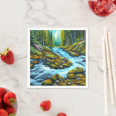 Magische Wilderness Bubbling Brook Servet (Insitu)