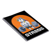 Magische Winsten Eenhoornpomp Notitieboek (Rechterzijde)