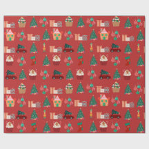 Magische winter: kerstinpakpapier