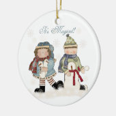Magische Winter Vakantie Keepsake Ornament (Links)