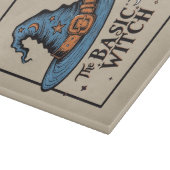 Magische  Witchy Pet Retro Halloween Witch Snijplank (Hoek)