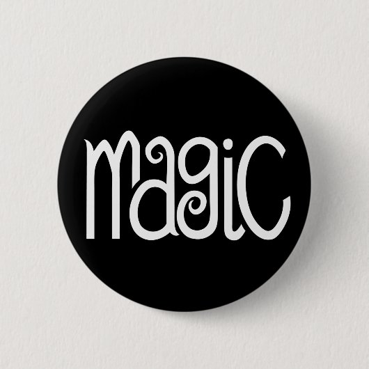Magische witte Button (Voorkant)