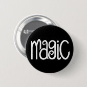 Magische witte Button (Voorkant /achterkant)