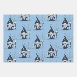 Magische wizard inpakpapier vel