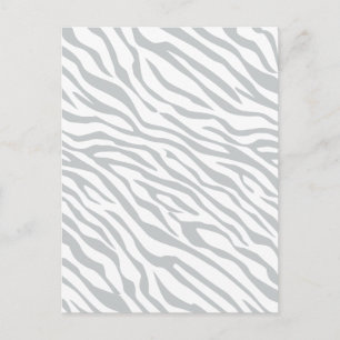 Magische Zebrastripes klikken om grijze kleur aan  Briefkaart