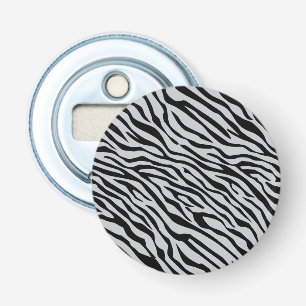 Magische Zebrastripes klikken om grijze kleur aan Button Flesopener