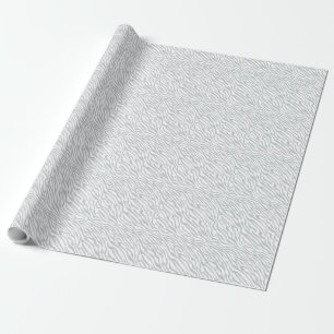 Magische Zebrastripes klikken om grijze kleur aan  Cadeaupapier