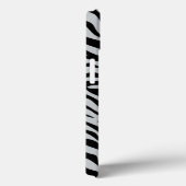 Magische Zebrastripes klikken om grijze kleur aan Case-Mate iPhone Case (Achterkant / Rechts)