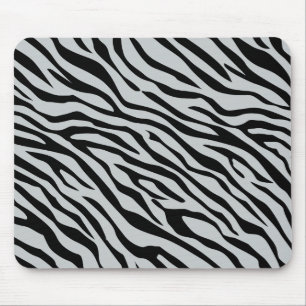 Magische Zebrastripes klikken om grijze kleur aan Muismat