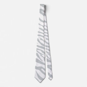 Magische Zebrastripes klikken om grijze kleur aan Stropdas
