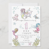 Magische zee wereld kaart (Voorkant)