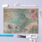 Magische Zeemeermin Onderwater Decoupage Tissuepapier (Craft)