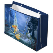 Magische Zeemeermin, Swan Boat en kerstboom Groot Cadeauzakje (Voorkant Gekanteld)