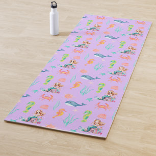 Magische zeemeermin walvis regenboog Verjaardag me Yogamat