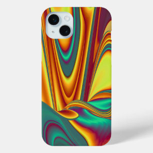 Magische zomerbloemen iPhone 15 mini hoesje