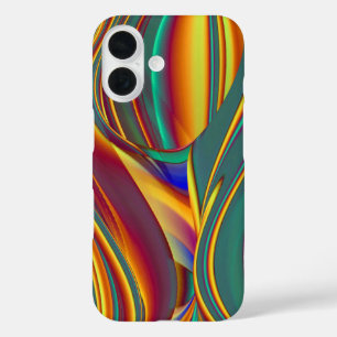 Magische zomerbloemen iPhone 16 hoesje