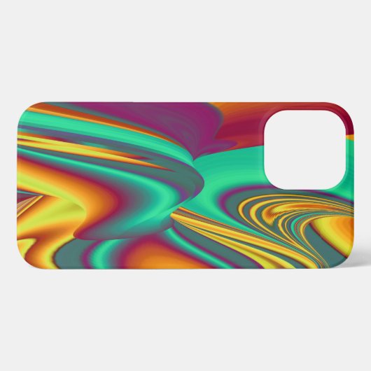 Magische zomerbloemen iPhone hoesje (Achterkant horizontaal)