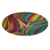 Magische zomerbloemen snijplank (Hoek)