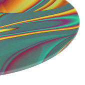 Magische zomerbloemen snijplank (Hoek)