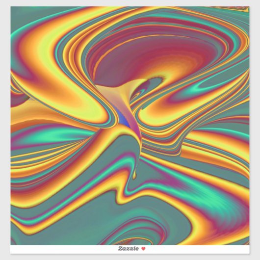 Magische zomerbloemen sticker (Vel)