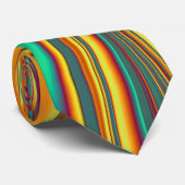 Magische zomerbloemen stropdas (Opgerold)