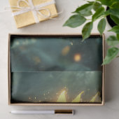 Magische zonnebloem en vuurvliegjes Decoupage Tissuepapier (Geschenk)