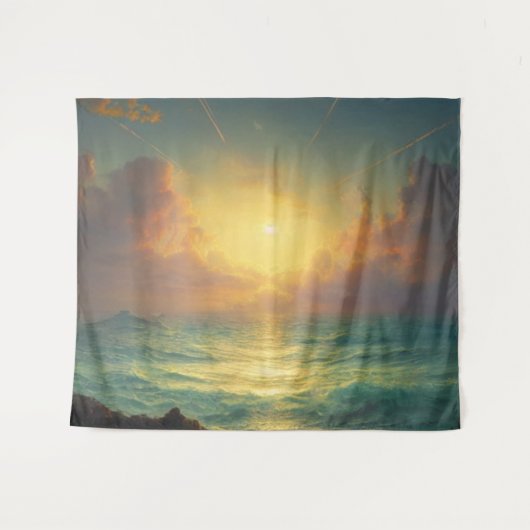 Magische Zonsondergang Wandkleed (Voorkant (horizontaal))