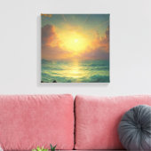 Magische Zonsopgang Canvas Afdruk (Insitu (Woonkamer))