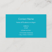 Magische zwaan tijdens een zomerdouche visitekaartje (Achterkant)