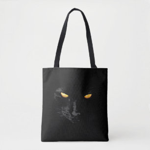 Magische zwarte kat, elegant aanpasbaar draagtas