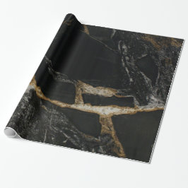 "magma gold" graniet-look WRAPPING PAPER Cadeaupapier