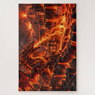 Magmadraak – Vulkanrijk Legpuzzel