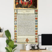 MAGNA CARTA Libertatum Poster (Thuiskantoor)
