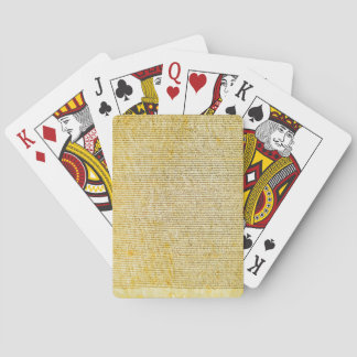 Magna Carta-tekst Speelkaarten