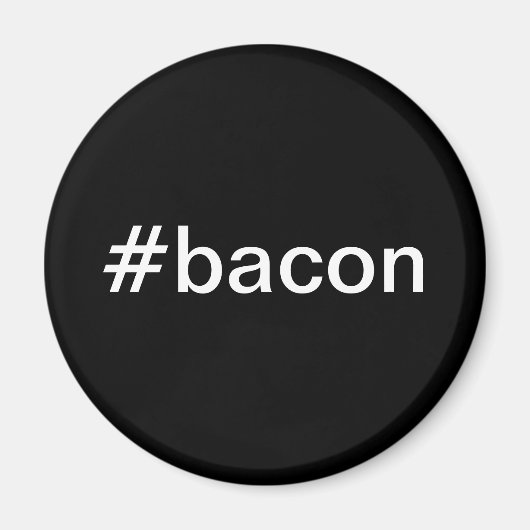 Magneet #bacon (Voorkant)