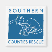 Magneet (Blauw Logo) (Voorkant)