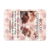 Magneet - Bold Compassion - Wees de Handen van Jez (Horizontaal)