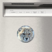 Magneet-cheetah-cub10x10 Magneet (Insitu (Vaatwasser))