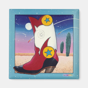 Magneet - de Laarzen van de Cowboy, omhoog Gekleed