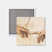 Magneet - De schepping van Adam (Voorkant / Achterkant)