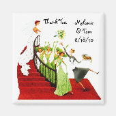 Magneet - Deco Huwelijkscadeau Keepsake Bruidsmeis (Voorkant)