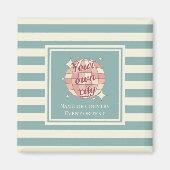 Magneet favoriete stad naam souvenir (Voorkant)