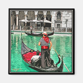Magneet: Gondolier Magneet