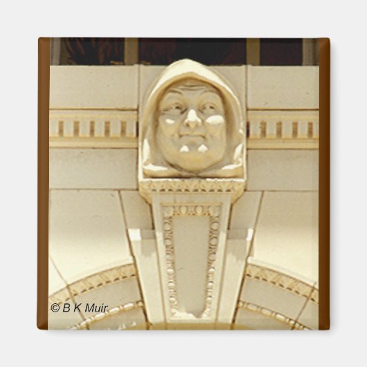 Magneet - Happy Monk (Voorkant)