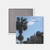 Magneet ~ Historisch centrum Charleston (Voorkant / Achterkant)