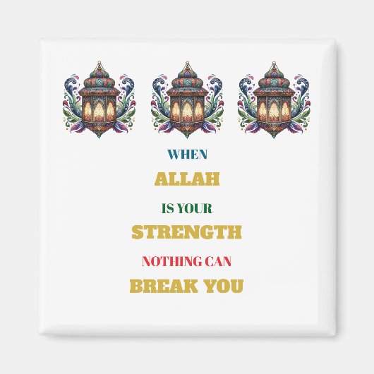 Magneet-Islamitische lantaarn magneten (Voorkant)