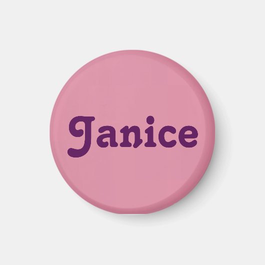 Magneet Janice (Voorkant)
