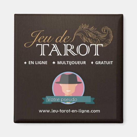 Magneet jeu de tarot (Voorkant)